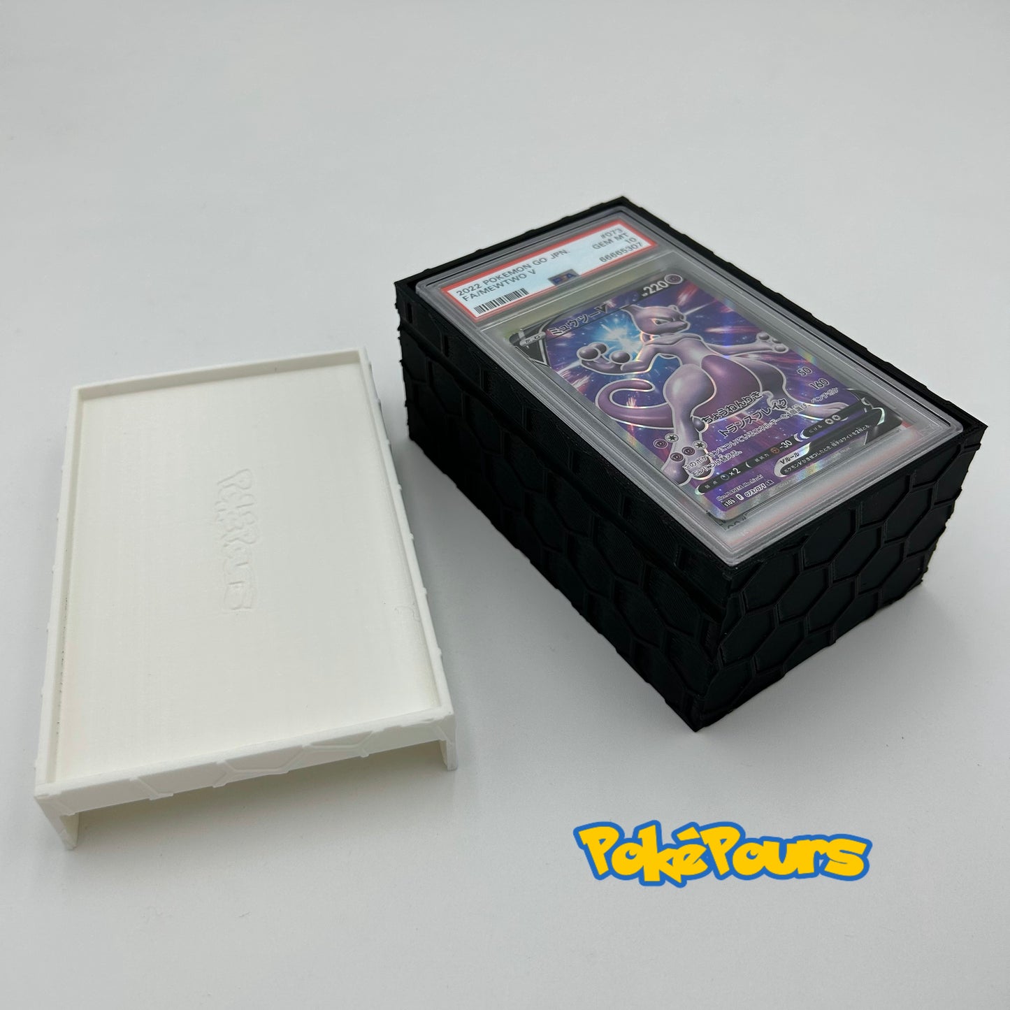 PokéPours Slab Crate - Pokémon card storage case for PSA graded cards