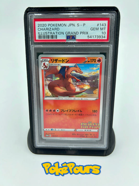 Graded Charizard (143/S-P) - Pokémon - Japanese - PSA 10 - GEM MT