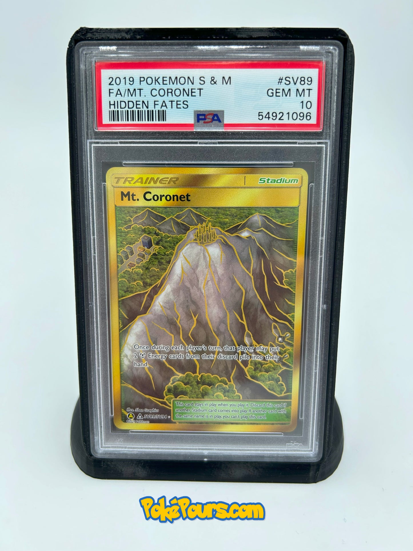 Graded Mt. Coronet (SV89/SV94) Holofoil Pokémon - PSA 10 - GEM MT