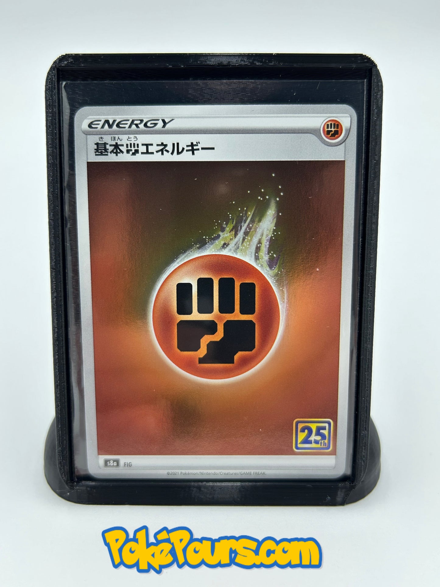 Fighting Energy Holofoil Pokémon - 25th Anniversary - Japanese - Ungraded - Mint New Condition