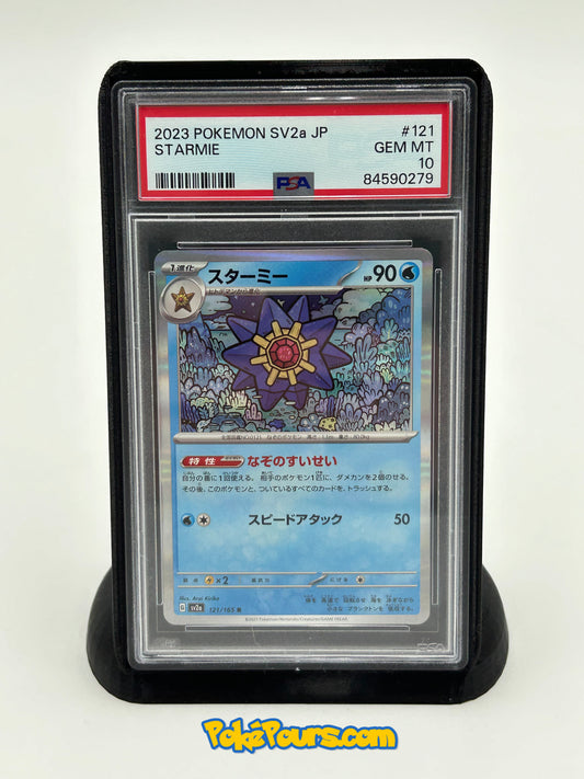 Graded Starmie (121/165) Holofoil Pokémon - Japanese - PSA 10 - GEM MT